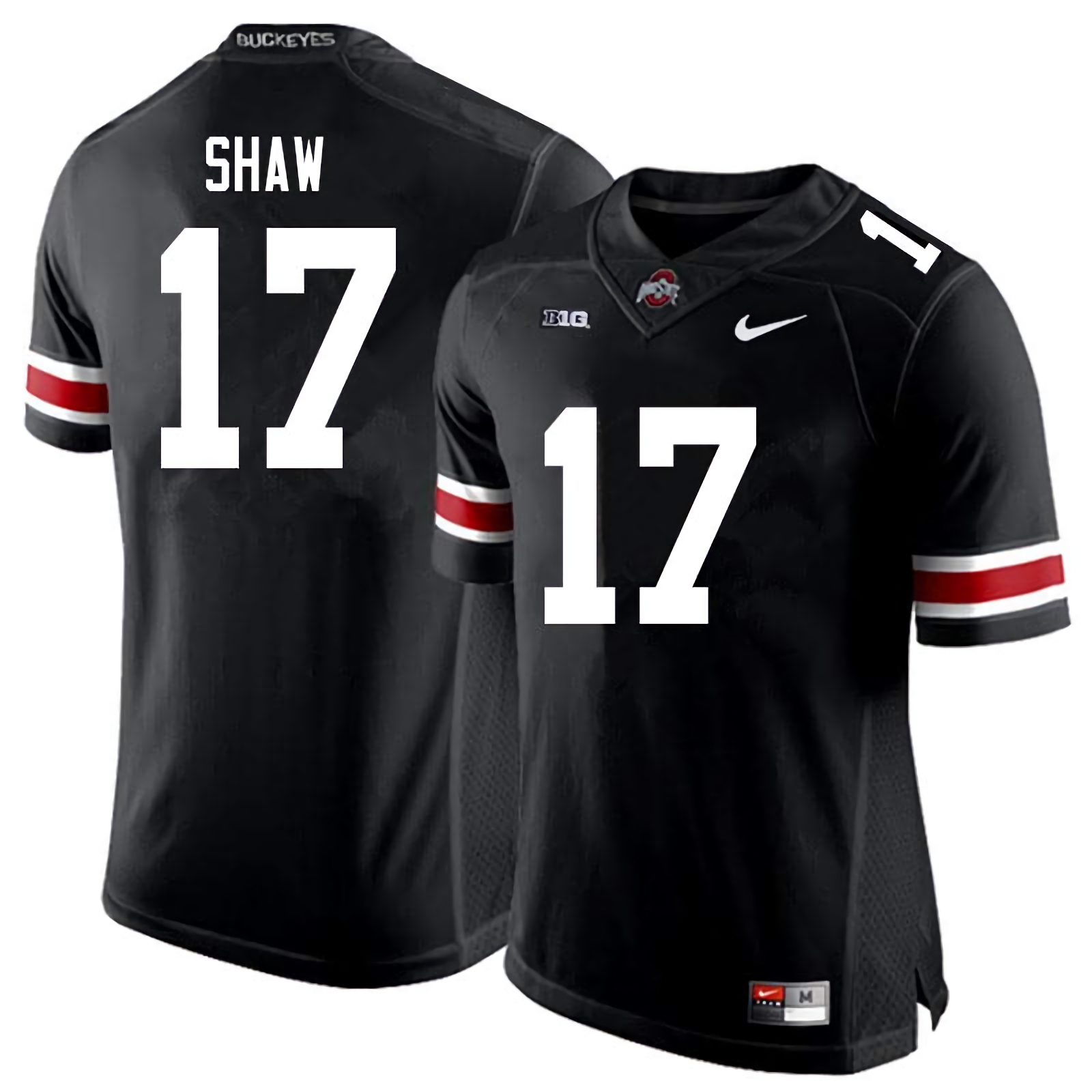 Bryson Shaw Ohio State Buckeyes Men's NCAA #17 Nike Black College Stitched Football Jersey UOB1256AK